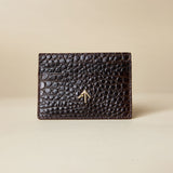 Manu Cardholder Brown Croc