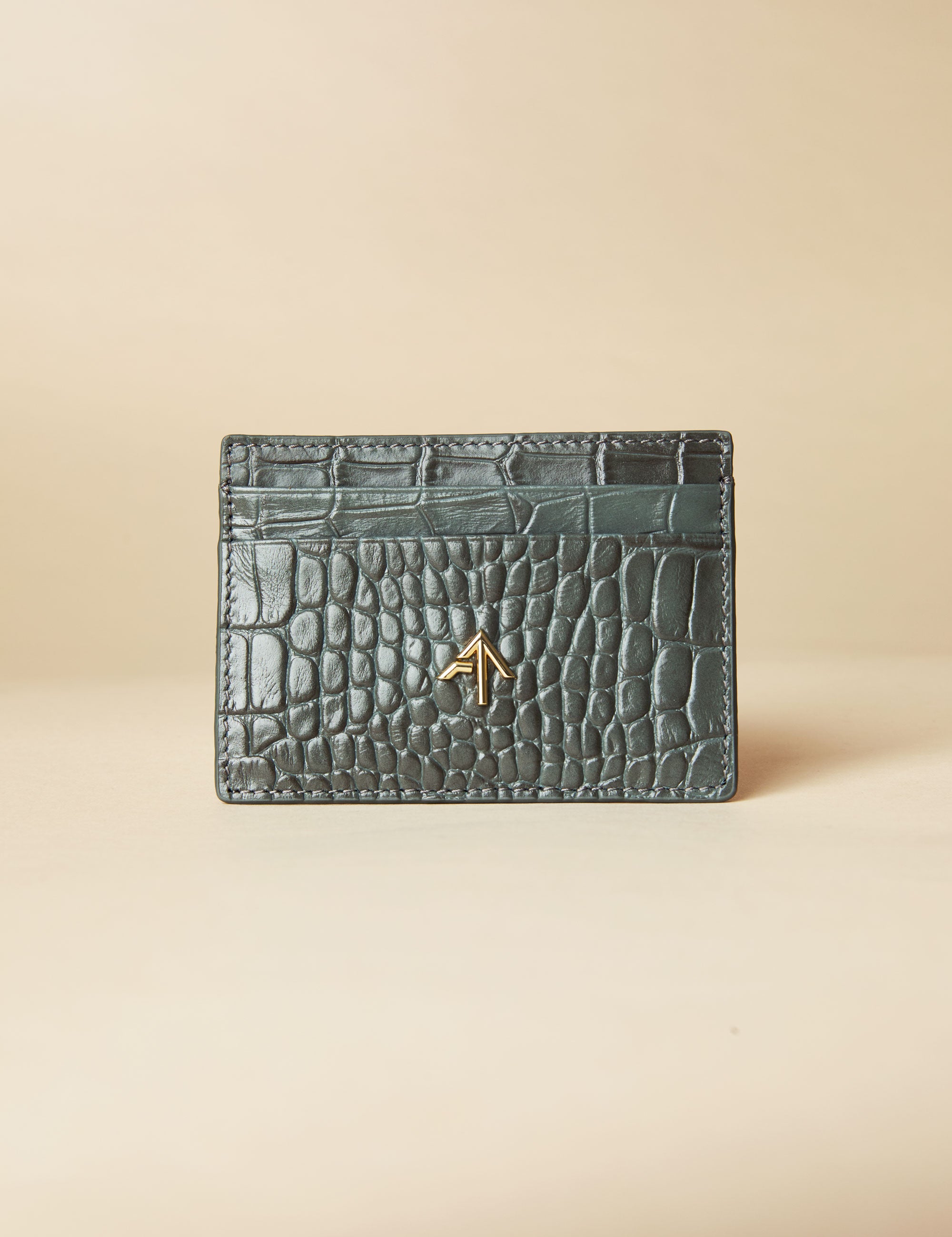 Manu Cardholder Grey Croc