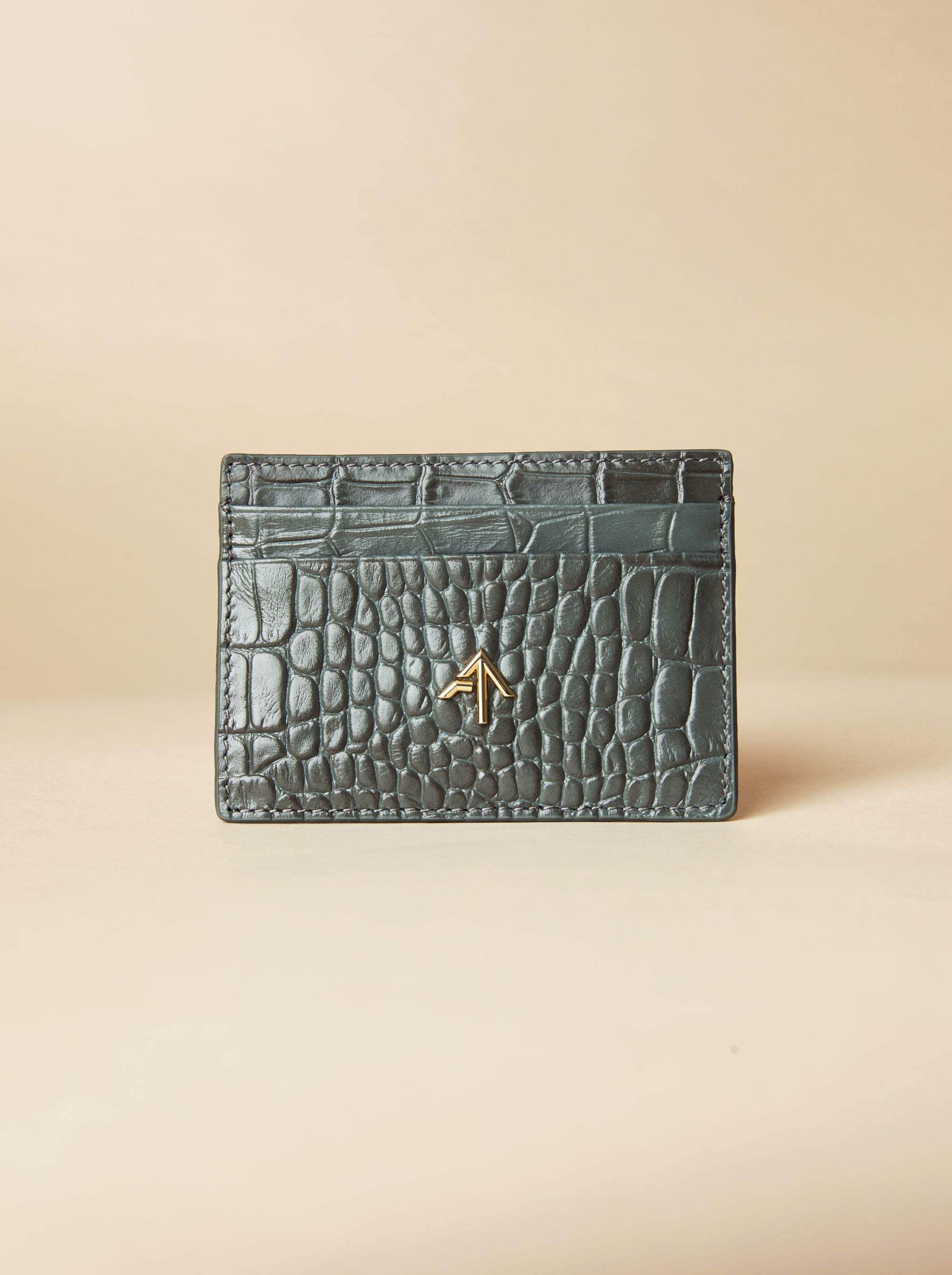 Manu Cardholder Grey Croc