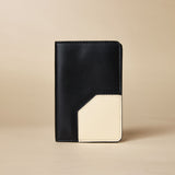 Manu Passport Case Vanilla & Black Soft