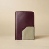 Manu Passport Case Merlot & Sage Soft