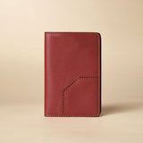 Manu Passport Case Red Bole Soft