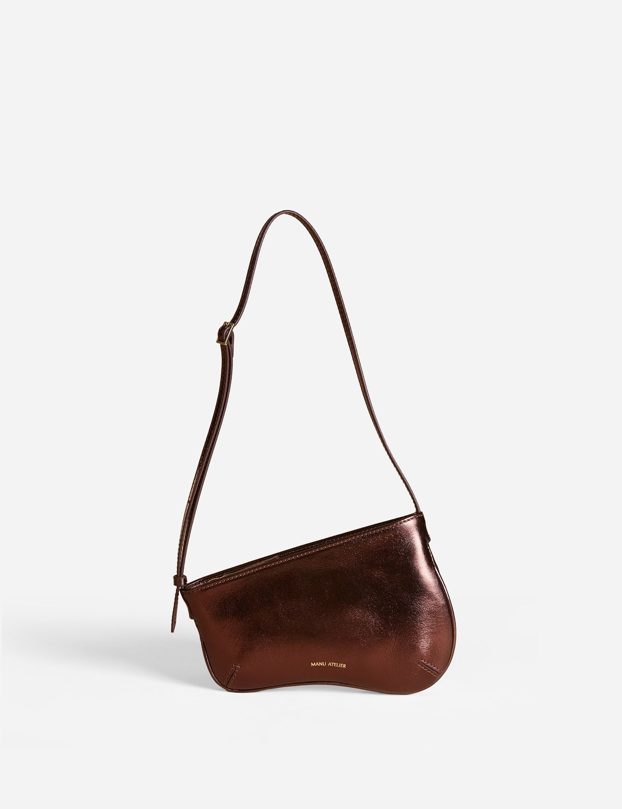 Mini Curve Brown Metallic Front