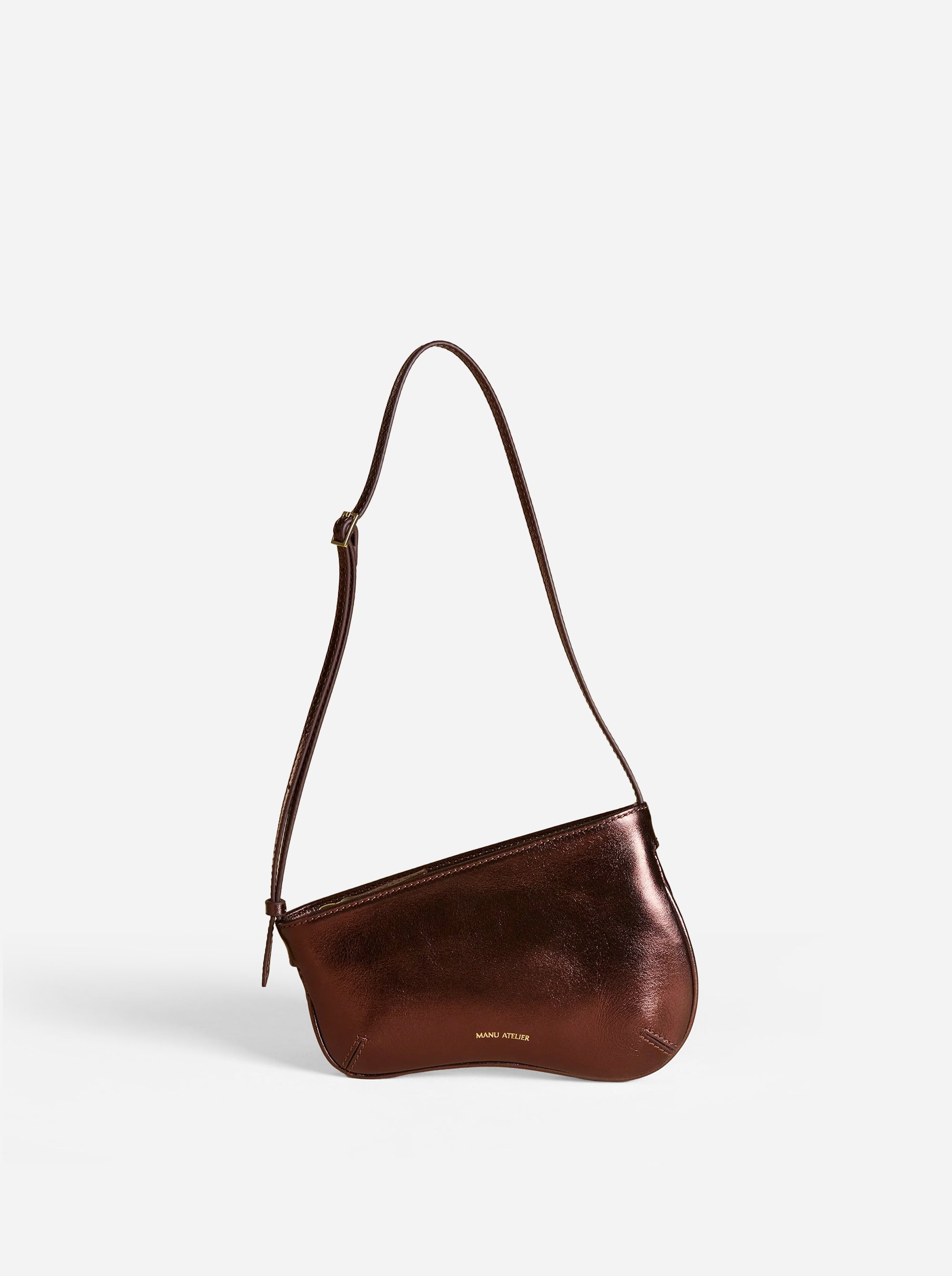 Mini Curve Brown Metallic Front