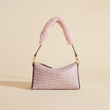 Mini Prism Lilac Croc Embossed