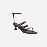 Naomi Sandals Snake Printed