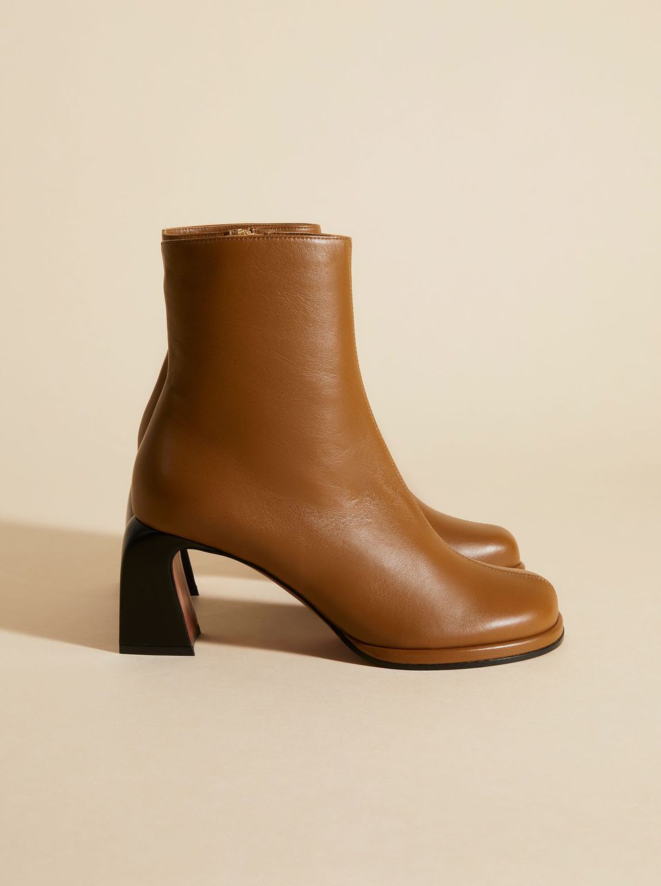 Chae Ankle Boots Mocha Soft Side