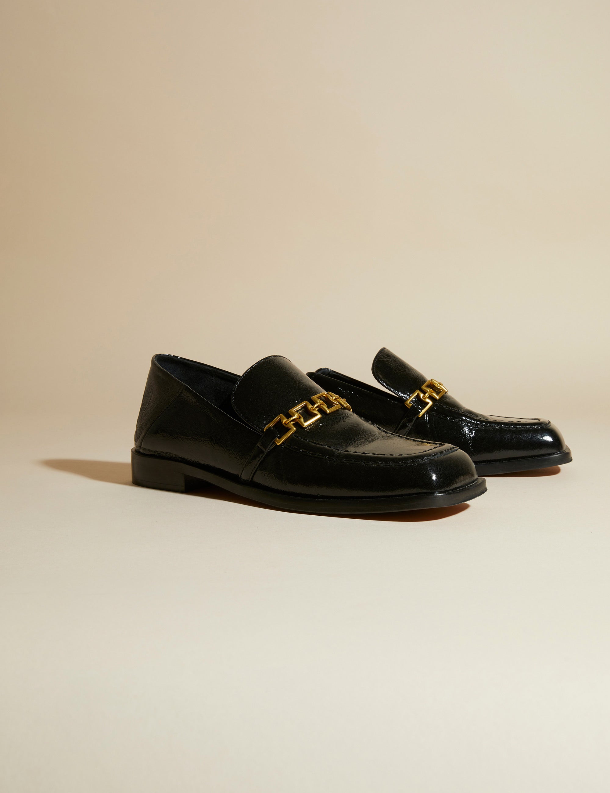 The Tap Loafers Black High Gloss