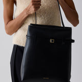 Tote du jour black soft on model