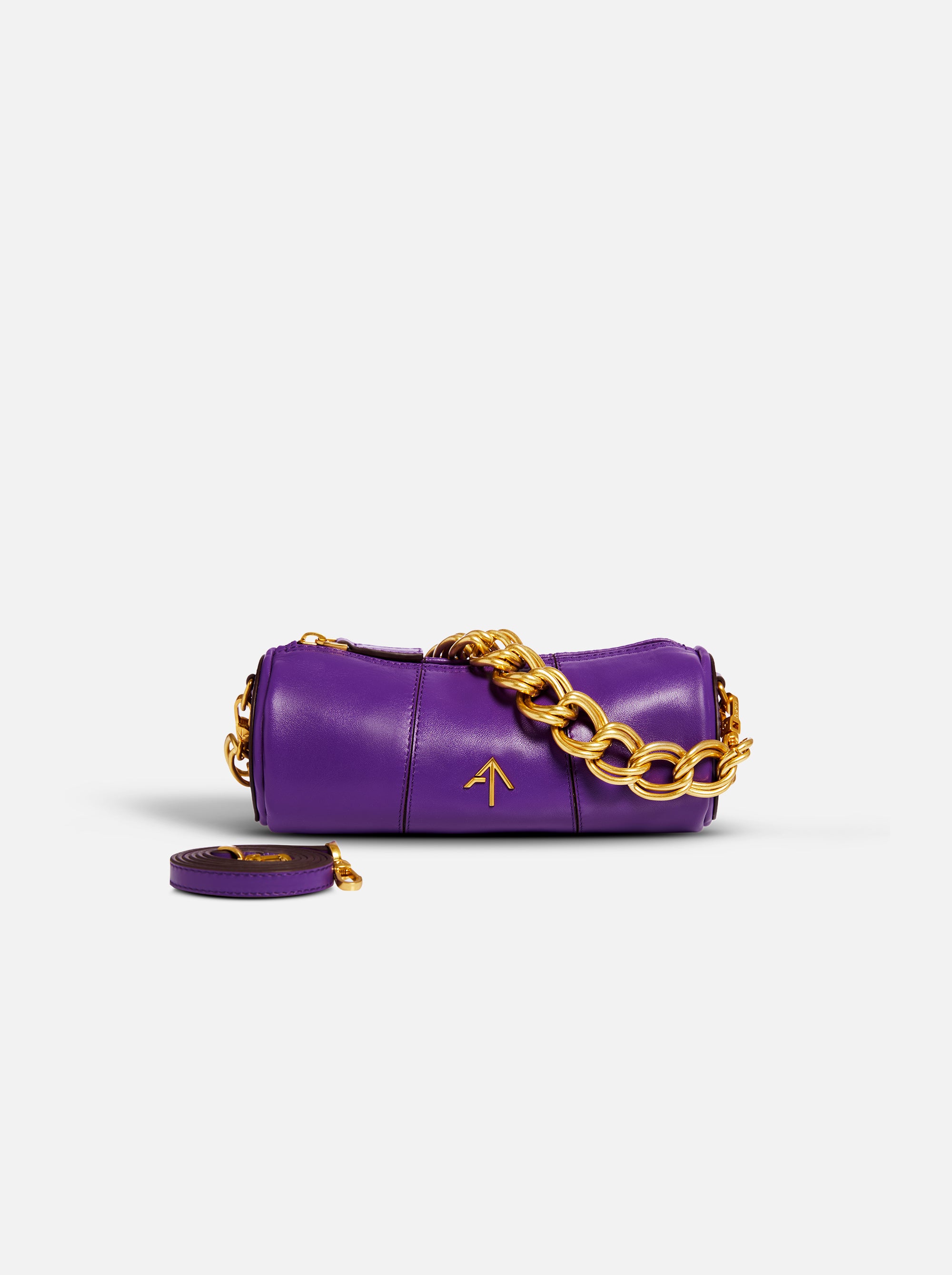 XX Mini Cylinder Soft Calf Leather Purple 