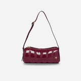 Mini Padded Cylinder Burgundy High Gloss