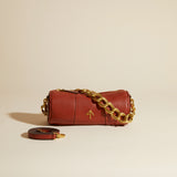 XX Mini Cylinder Soft Calf Leather Red bole